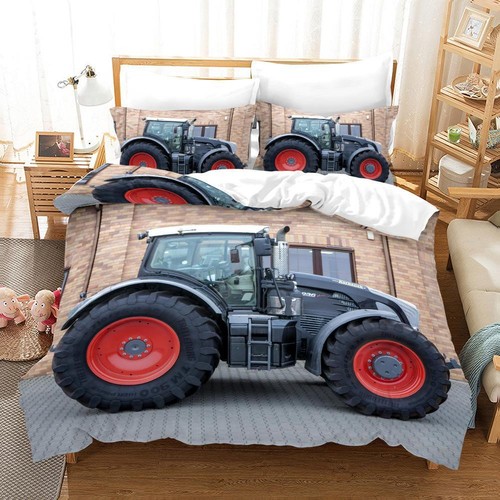 Holiday gift bed set bulldozer - gift,