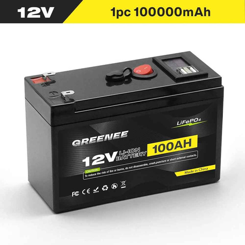 12v 100ah lithium lifepo4 deep - 12v,