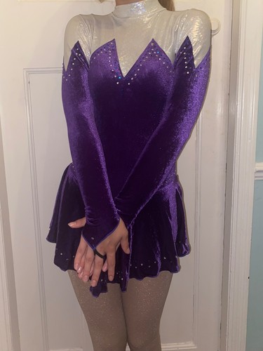 Girls purple and silver ice