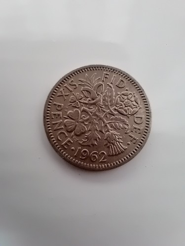 1962 sixpence elizabeth - 1962, ii