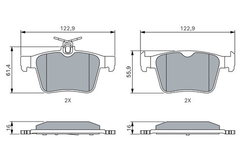 Fits bosch ady hamulcowe - bosch, uk�ady