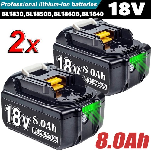 2pack 0ah battery - 8.0ah, makita