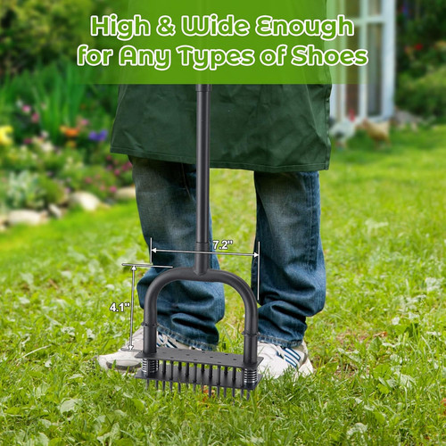 Long lawn aerator - aerator, manual