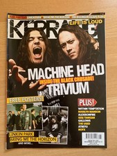 KERRANG! Magazine MACHINE HEAD TRIVIUM Issue 1187 December 1st 2007
