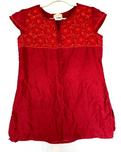 Fabindia tunic top small silk - tunic,