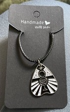 Ouija Planchette Necklace Mystical Cup Pendant Jewellery Gift Gothic Witch