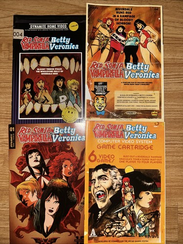 Red sonja and vampirella meet - red,