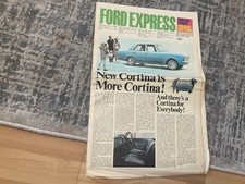 FORD EXPRESS 1966 MOTOR SHOW NEWSPAPER