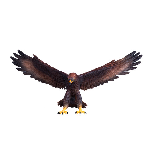 Golden eagle toy model - golden, figure