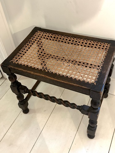 Antique oak barley twist - barley,