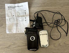 Hitachi Compact Handheld Video Camera DZ-HV564E 3" Flip Screen Black Tested Work