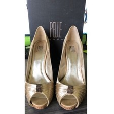Pelle Mode Champagne Pumps