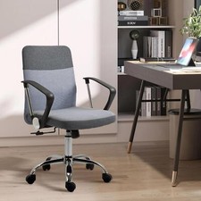 Vinsetto Office Chair Linen
