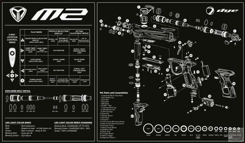 Dye paintball tech - m2, mat