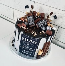 Whiskey Label EDIBLE Icing