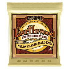 Ernie Ball Earthwood Phosphor Bronze Acoustic Guitar Strings (Clear&Gold 28-42)