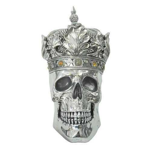 36cm queen skull with crown - queen,