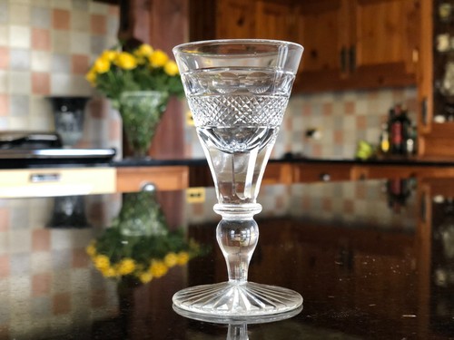 Hand cut dram glass - dram,