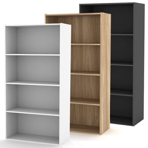 Tier wide wooden - wide, bookcase