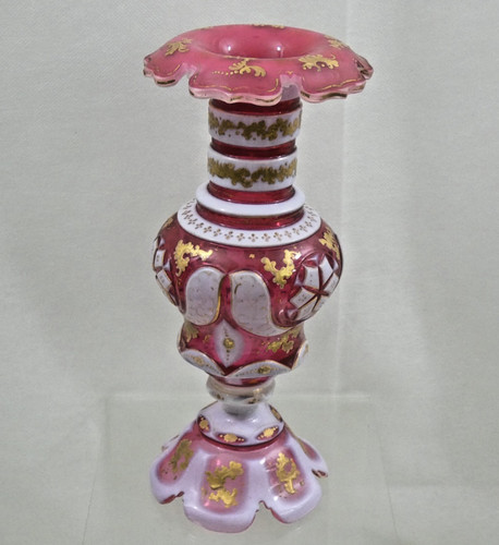 Antique bohemian moser hand - antique,