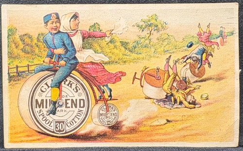 Clark thread trade card - clark’s,