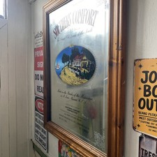 Large Vintage Wooden Framed