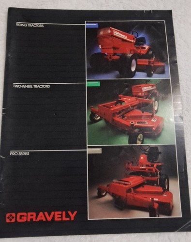Gravely tractor and - gravely,