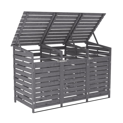 Grey 240l triple - triple, bin