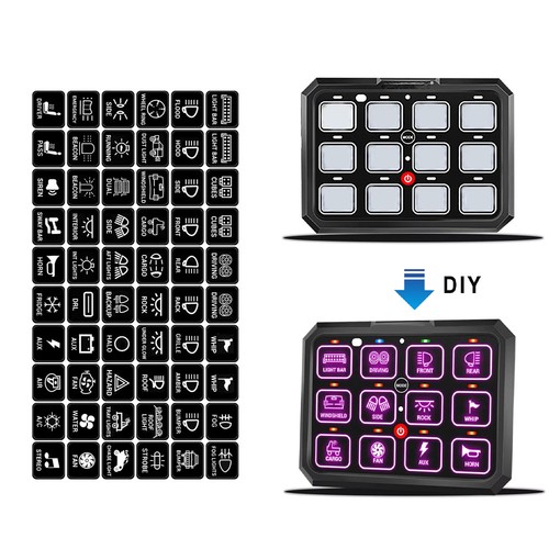120pcs push button switch - push,