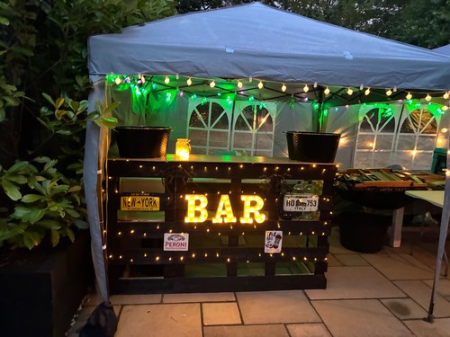Garden bar pallet - bar,, ideal