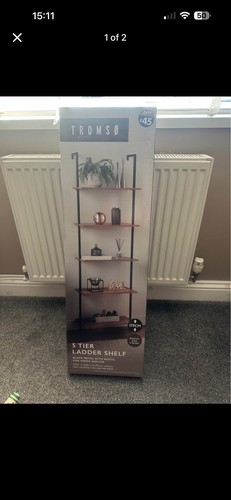 Ladder shelf tier - ladder, 5-tier