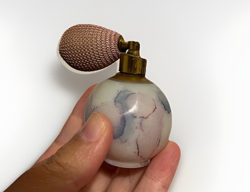 Vintage glass perfume atomizer - vintage,
