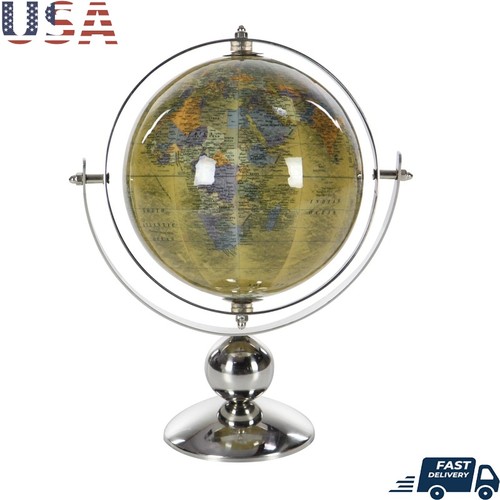 Silver globe educational - globe,
