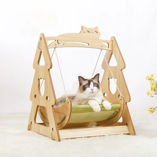 Wooden frame cat - wooden,