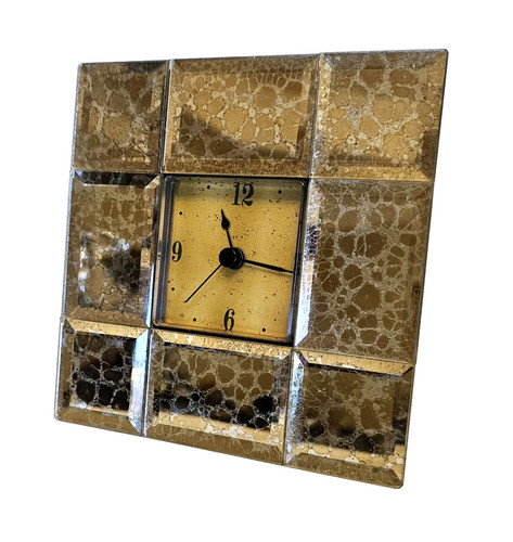 Nice beveled mirror tiles - mirror, desk