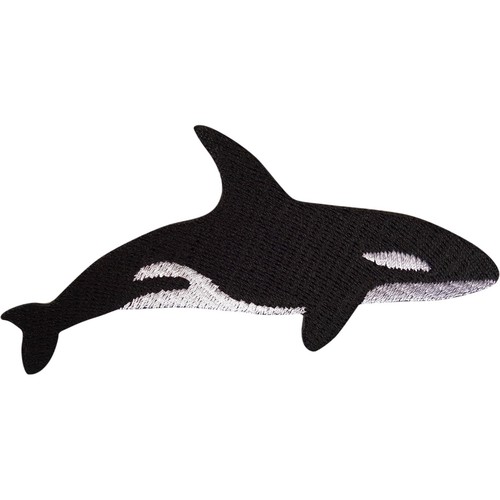 Killer whale patch - iron, sew