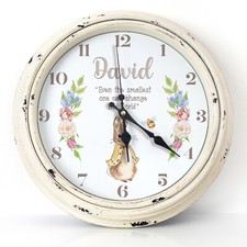 Personalised Wall Clock Rabbit