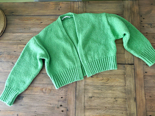 Zara alpaca green fluffy - zara,