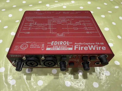 Roland edirol firewire - fa-66,