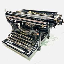 Underwood Standard Typewriter No.3  14 inch, 1915 - Complete, Clean, Lovely