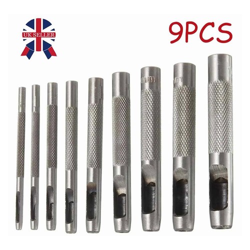 9pc hollow hole punch - 9pc, set