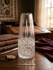 Vintage Bohemian Crystal Vase