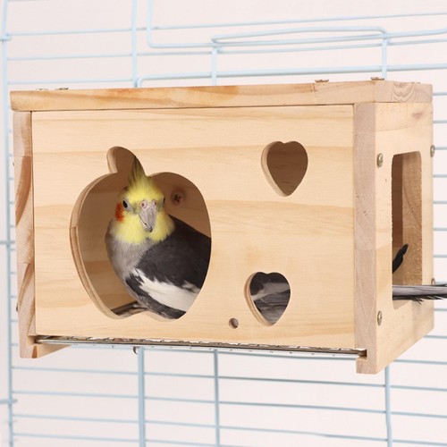 Wooden nest box for - nest,