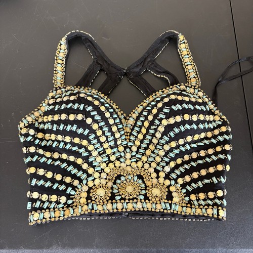 All over beaded rhinestone - over,