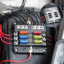 6 Way Blade Fuse Box Block