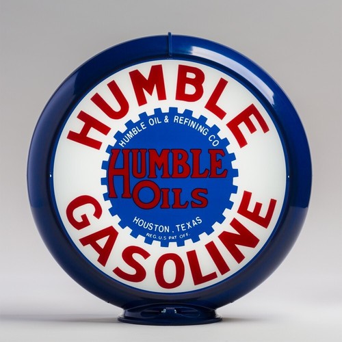 Humble gas pump globe - gas, 13.5"