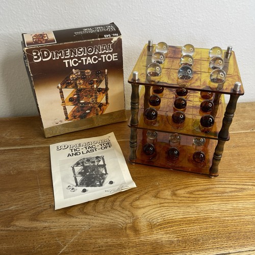Vintage tri tac toe marble - tac,