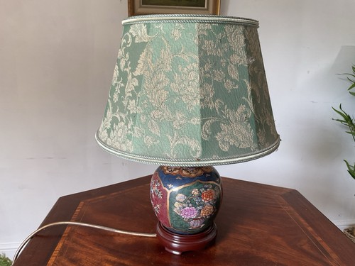 Hand painted chinese lamp - painted,