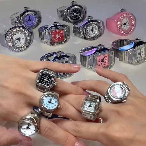 Finger ring watches elastic - watches,