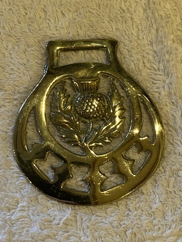 Cast horse brass scottish - -,